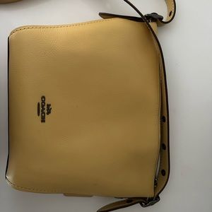 Yellow coach purse